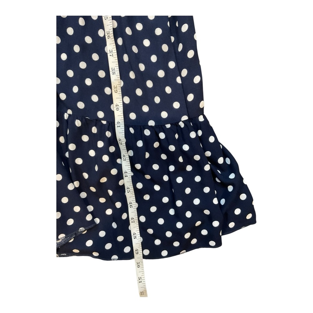 BTFBM Women’s Black Polka Dot Midi Ruffle Tank Dress Sweetheart Neckline Size M - Picture 15 of 16